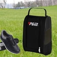 thumbnail image 4 of Bolsa para zapatos de golf Zulema con cremallera ventilación para mujeres y hombres Negro, 4 of 8
