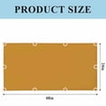 thumbnail image 3 of Pure Turmeric Fluorescent Light Covers, Simple Solid Color Magnetic Light Covers for Ceiling Lights, Fluorescent Ceiling Shade Filters for Classroom Bedroom Office 4x2Ft x 2PCS, 3 of 8