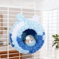 thumbnail image 4 of Winter Warm Bird Cozy Hanging Bed,Bird Nest Warm Parrot Hanging Hammock for Winter Small Animal Bed Cage Parakeets Sleeping House,Bird Cozy Hanging Bed, with Cushion for Cage, 4 of 6