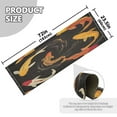 thumbnail image 5 of Yayeee Runner Rug for Bedroom 2'x6' Machine Washable Hallway Non Slip Mat, Black Fish Pattern, 5 of 8