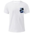 thumbnail image 4 of Yertdoel Mens T-Shirts Fashion Palm Tree Tropical Printed Graphic Beach Tee Tops Solid Color Round Neck Summer Vacation Casual Short Sleeve Shirts, 4 of 5