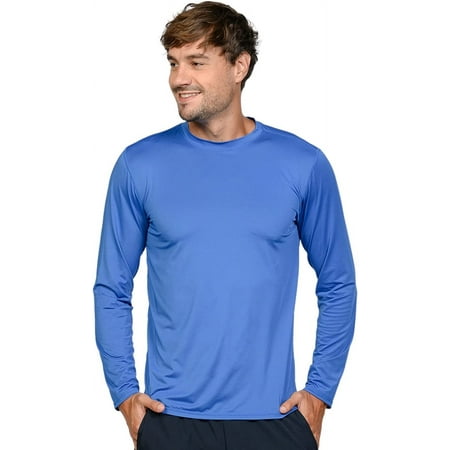 INGEAR Mens Long Sleeve Sun Shirt UV Sun Protection Quick Dry Outdoor Shirt for Fishing Running Workout Hiking UPF50+