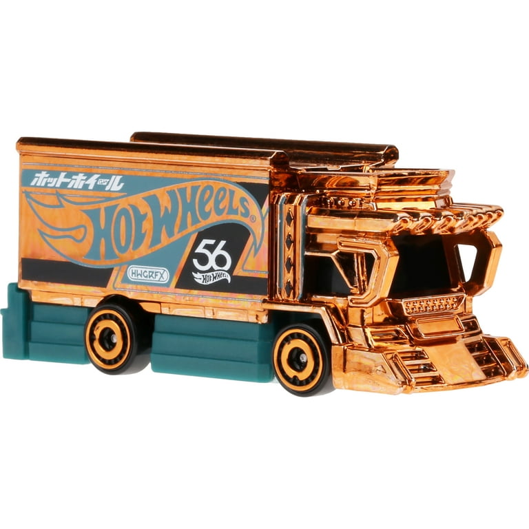 Hot Wheels 1:64 Scale Die-Cast Toy Car or Truck with Turquoise
