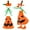 F/23In, variant on Halloween Goose Outfit Costume for Garden and Porch Decor - festive Clothing for Plastic and Cement Geese Statues