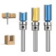 thumbnail image 5 of Broca de enrutador recta, 3 piezas 1/4" Brocas de enrutador de madera de carburo, brocas de enrutador de acabado al ras estampadas, herramienta de corte con cojinete superior para carpintero Diy Kuyhfg Bienvenido a Kuyhfg, 5 of 5