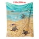 thumbnail image 1 of Fiudx Ofertas del día Manta de franela certificada Home Warmer, manta de felpa para sofá y cama, manta suave estampada, 1 of 4