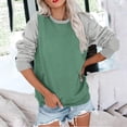 thumbnail image 3 of MeetoTime Sweat-Shirt pour Femmes Mode Automne Manches Longues Col Rond Ample avec Poche, 3 of 5