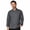 Pewter, variant on Men's Long Sleeve William Fitted Cut Chef Coat, White, Size M