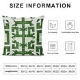 thumbnail image 5 of BANET by Ming Trail Pillow Cover- Pillow Cover-Green White Pillow Cover-Short Plush Pillow-Designer--Greek Key Maze 12x12in, 5 of 5