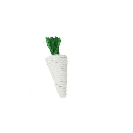 Pet Chew Grass Toys Tooth Cleaning Toys Carrot Shaped Woven Balls Bite Resistant Corn Guinea Pig Hamster Chew Toys Pet Supplies E
