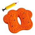 thumbnail image 2 of Tachiuwa Foot Massager Mat Inflatable Pressure Point Pad for Running Indoor Traveling orange, 2 of 6