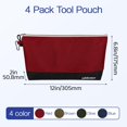thumbnail image 4 of Bolsa para herramientas LemoTech, con cierre de pie, 32 x 18 cm, rojo/marrón/azul/oliva, 4 of 8