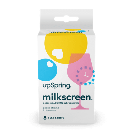 UPC: 0855520001071 | UpSpring Milkscreen Breastfeeding Alcohol Detection Test Strips 8 Ct