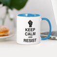 thumbnail image 3 of CafePress - Keep Calm And Resist Mugs - 11 oz Ceramic Mug - Novelty Coffee Tea Cup, 3 of 4