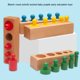 thumbnail image 1 of Montessori-enchufe cilíndrico con perilla, juguetes para el hogar y la escuela, desarrollo cognitivo, 1 of 8