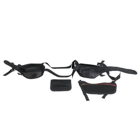 SDFGTstore Travel Carrying Pouch Audio Storage Case Protective Bag Holder with Shoulder Strap for Boombox 3 Speaker Portable