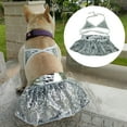 thumbnail image 2 of ievspot 1 Set Pet Bikini Swimsuit Dogs Cat Sequin Decorated Suit Summer Clothes Costume Beach Dressing Outfit Skirt, 2 of 6