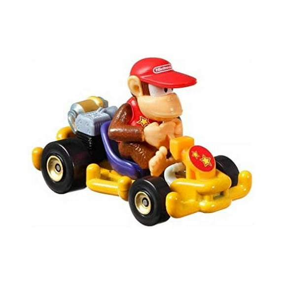 Hot Wheels Diddy Kong Pipe Frame Super Mario Kart Diecast 1/64