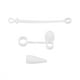 thumbnail image 3 of Antipérdida Cap Holder Nib Cover a prueba de polvo Lightning Cable Adapter Tether Kit Silicona ligera para iPad Eigraketly EL013244-00, 3 of 5