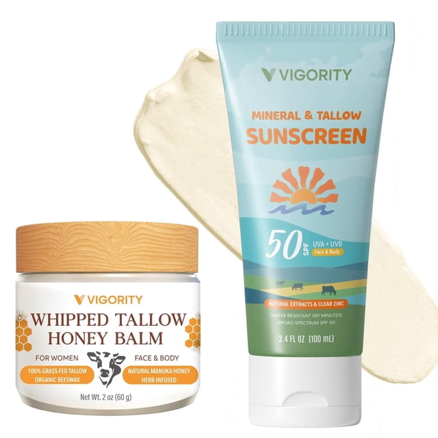 Protector solar Vigority Beef Sebo con óxido de zinc SPF50 100 ml