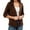 Coffee, variant on Women's Cardigan Solid Color Knitted Jacket Solid Color Cotton Pocket Cardigan Outer Sweater Cardigan,Red Women's Cardigan XL