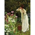 thumbnail image 2 of Delapoer Downing 11x14 Gold Ornate Wood Frame and Double Matted Museum Art Print Titled - In the Fullness of Summer, 2 of 4