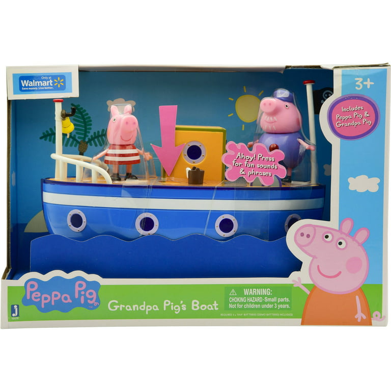 Peppa Pig 05060 Grandpa Pig's Bath Time Boat : : Jeux et Jouets