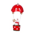 thumbnail image 2 of Figura colgante de Navidad, adorno de paracaídas, decoración navideña, decoración colgante de árbol de Navidad coleccionable para fiesta temática en e Muñeco de nieve, 2 of 8