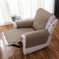 thumbnail image 3 of Rosnek Recliner Chair Slipcover, Quilted Recliner Chair Cover Non-Slip Furniture Protector, 1 Piece, Khaki, 3 of 9
