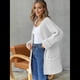 thumbnail image 4 of Suéter de Larga para Mujer, Abrigo Holgado de Punto , Cárdigan Abierto, Abrigo con Bolsillos. XL, 4 of 10