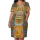 thumbnail image 3 of Vestido de bolsillo suelto con tótems de Alaska, vestido de noche de lujo para mujer, ropa de mujer, vestidos, 3 of 7