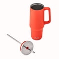 thumbnail image 4 of S'well 40 oz Orange Insulated Stainless Steel Tumblers, Radiant Coral, 4 of 12