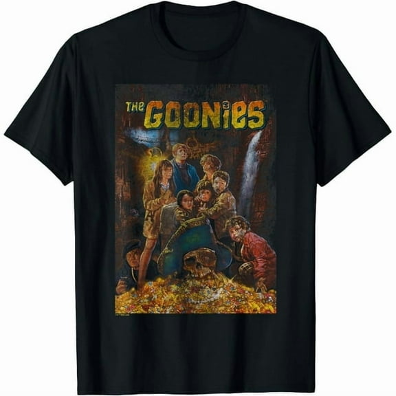 100% cotton tshirts men tee The Goonies Poster T-Shirt
