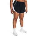thumbnail image 1 of Shorts Under Armour Fly By Mujer 2XL Negro Blanco, 1 of 2