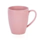 thumbnail image 1 of Vaso de paja de trigo rosa elegante, ecológico, de 500 ml, para té, café y agua, con asa portátil, ideal para baños, 1 of 5