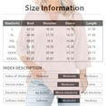 thumbnail image 3 of Women's Plus Size Plaid Print Top, Round Neck Three Quarter Sleeve Oversized Blouse, Trendy Casual Wear for Fall Season or Weekend, Light Brown - XL, 3 of 4