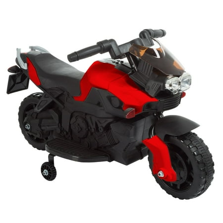 Trademark Global Lil Rider 2 Wheel Battery Powered Motorcycle Ride On with Training (Best Motorcycle For Delivery)