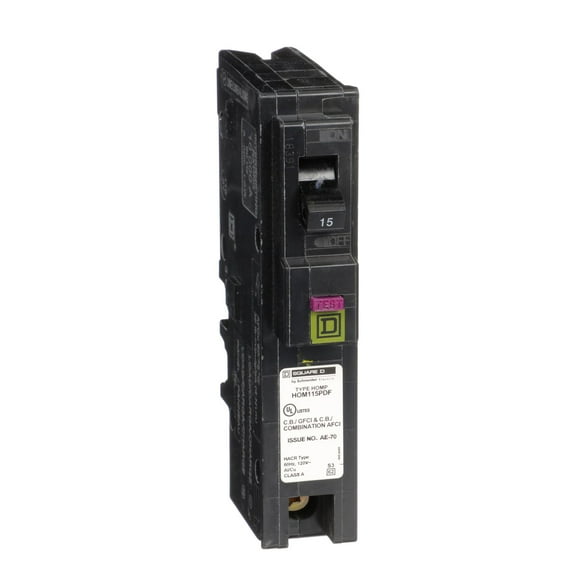 Disyuntor Square D HOM115PDFC Homeline 15A