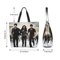 thumbnail image 6 of The Twilight Saga Shoulder Bag Durable Reusable Grocery Bags Shopping Tote Bag for Women, 6 of 9