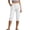 White, variant on asjyhkr Casual Capri Pants for Women High Waisted Straight Leg Loose Summer Cargo Capris with Pockets
