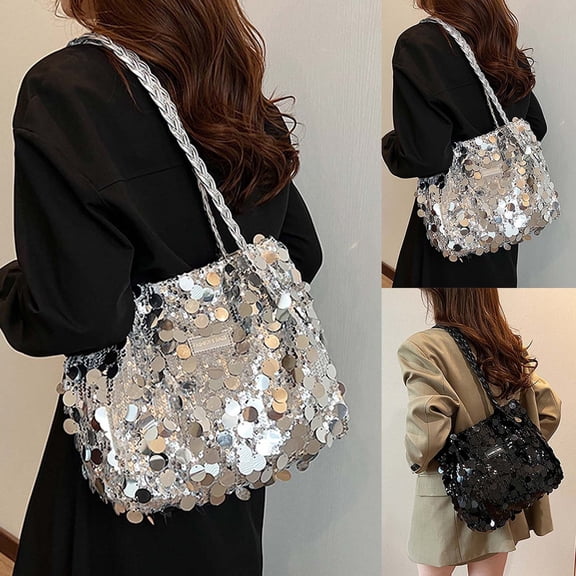 ibiyuan Womens Crossbody Purse Glossy Top Handle Shoulder Purse for Women, Casual Convertible Crossbody Daily Daypack Tote Handbag