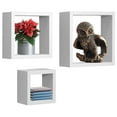 thumbnail image 5 of 3-Piece Wall Decor Floating Shelves, Cube Shaped Hanging Wall Shelves for Home, 5 of 10