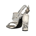 thumbnail image 3 of Women Open Toe Clear PVC Slingback Chunky Heel 18413, 3 of 6