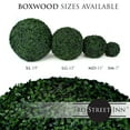 thumbnail image 2 of 3rd Street Inn 15" Artificial Large Boxwood Topiary Balls - 2 Pack, 2 of 4