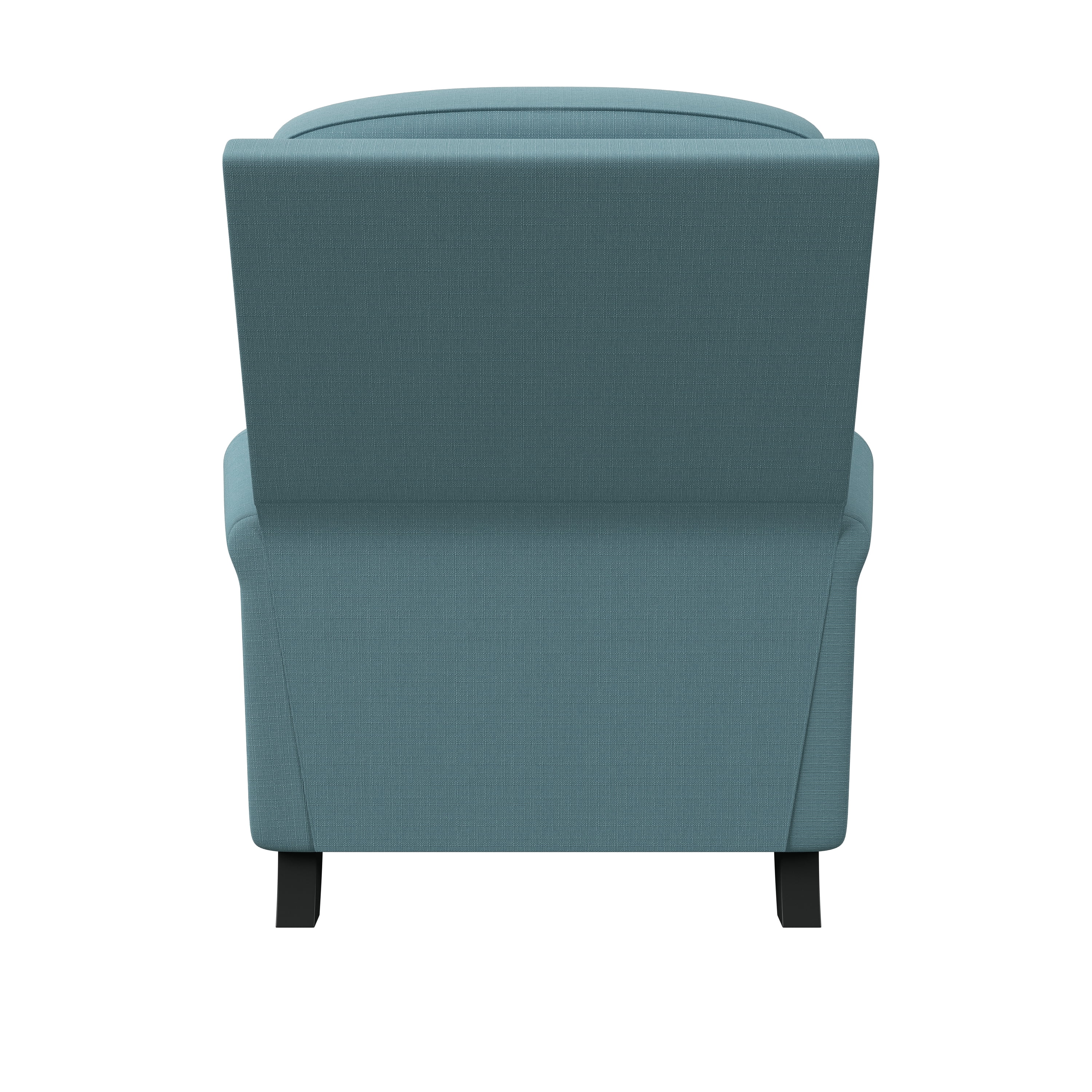 Homesvale Lincoln Push Back Recliner Chair, Sky Blue Linen-like Microfiber Fabric, Pocket Springs for Comfort