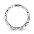 thumbnail image 2 of Sterling Silver Stackable Expressions Polished Filigree Ring Size 7, 2 of 5
