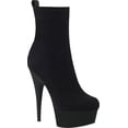 thumbnail image 1 of Women's Pleaser Delight 1002 Sock Like Style Ankle Boot, 1 of 2