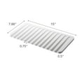 thumbnail image 3 of Yamazaki Home Dish Drainer Tray, White, Silicone, No Assembly, 3 of 3