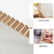 thumbnail image 5 of escaleras en miniatura a escala 1:12 para casa de muñecas, de madera, sin pintar, premontadas, sin pasamanos., 5 of 6