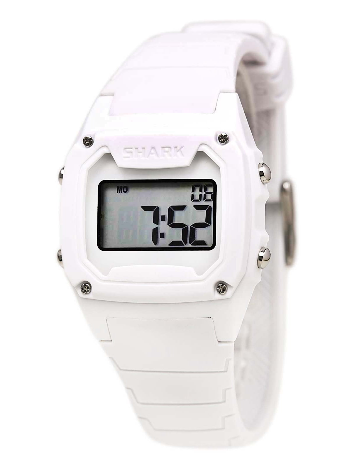 Shark White Rubber/Nylon Analog Water Watch Bulova Snorkle Series Great White Shark Mens Watch 98B449 main image 4